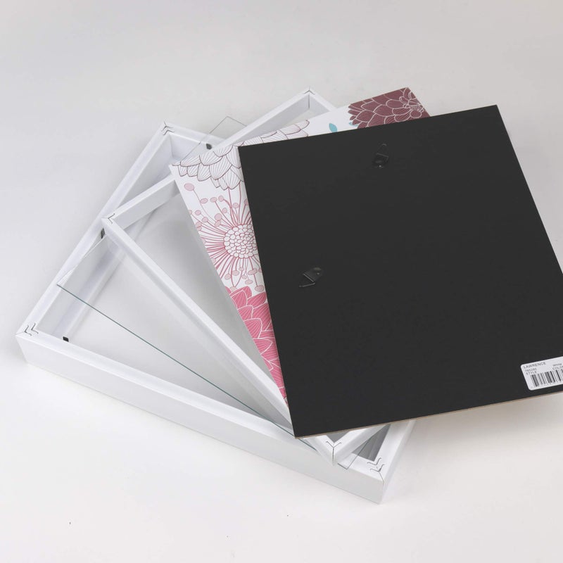 Lawrence Frames إطار لورانس 785280 إطار صندوق الظل، 8x10، أبيض - Image 4